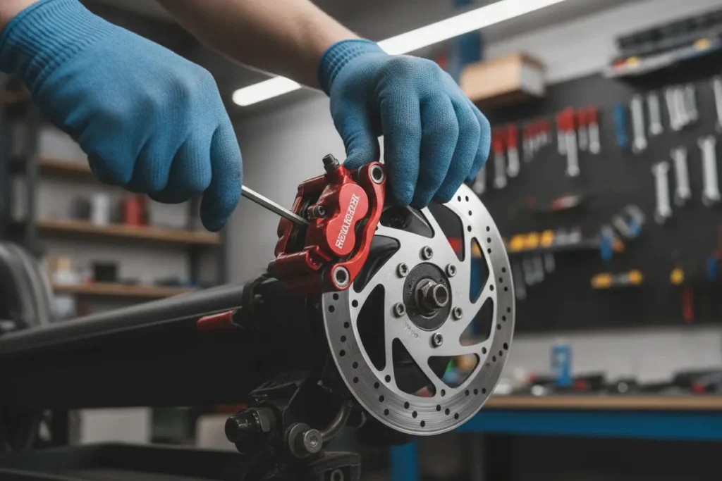 Como fazer a manutenção de Scooters e Bicicletas Elétricas! Ajuste e manutenção de freios de scooter elétrica.