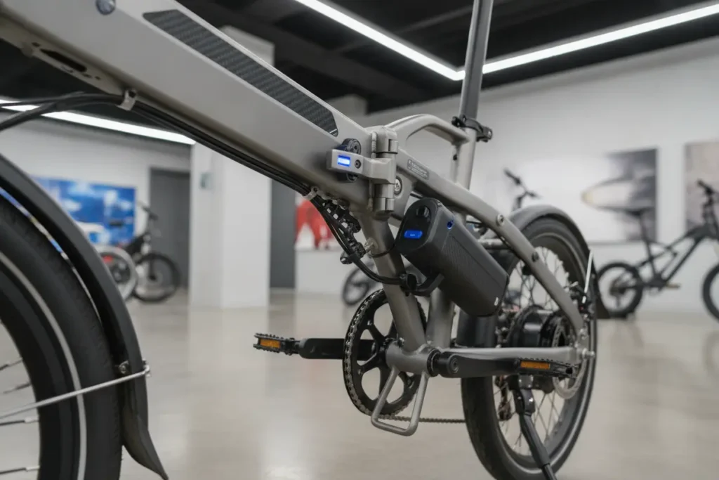 Detalhes técnicos essenciais de e-bike dobrável