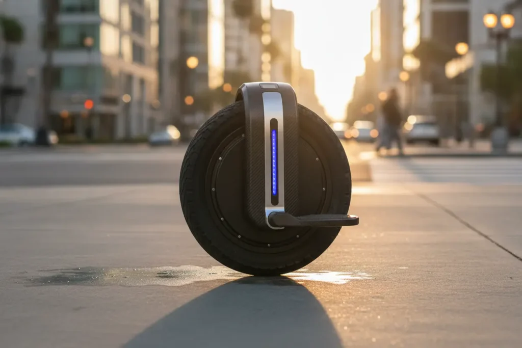 Melhor Monociclo Elétrico - Guia para Iniciantes e Avançados monociclo eletrico moderno na cidade