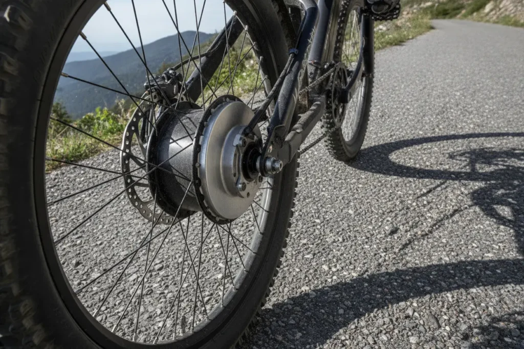 Bicicleta elétrica para pessoas pesadas - Como escolher a ideal Motor potente com alto torque para subida em ebike