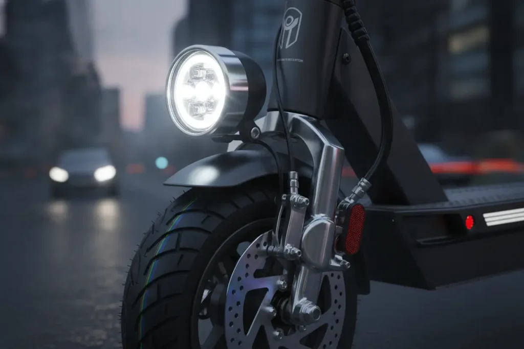 Scooter Elétrica - Guia Completo para Escolher a Melhor Opção Sistema de freios a disco e segurança para scooter