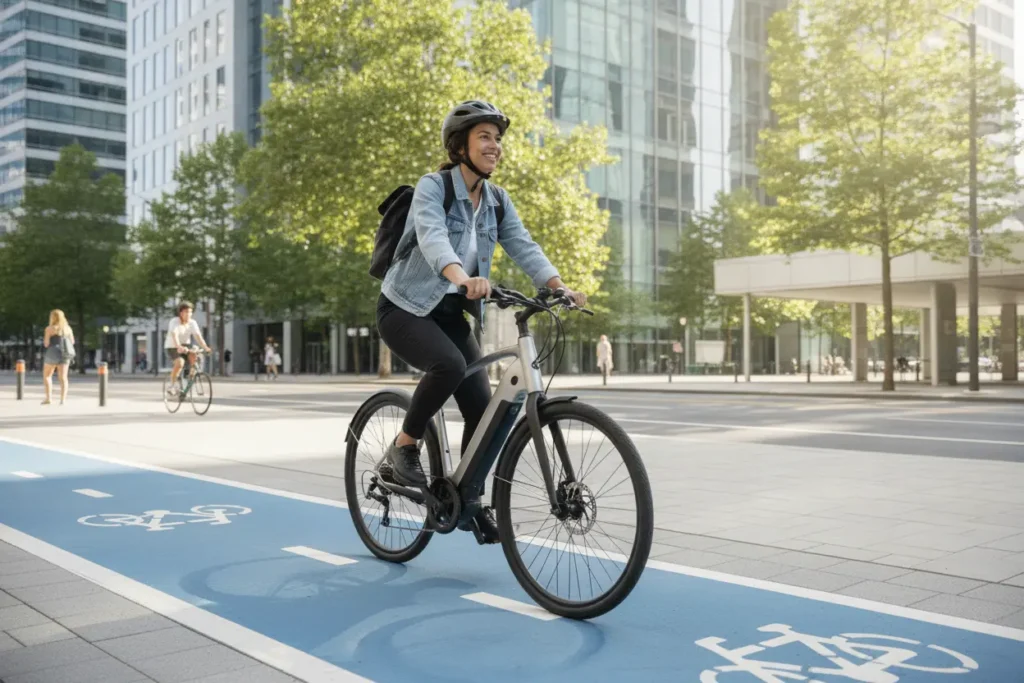 Guia de uso diário de bicicleta elétrica na cidade